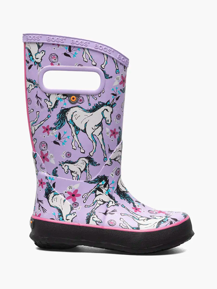 Unicorn Kids Rainboots - Lavender Multi Rain Boot 73000-541