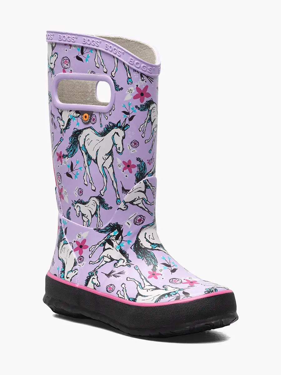 Unicorn Kids Rainboots - Lavender Multi Rain Boot 73000-541