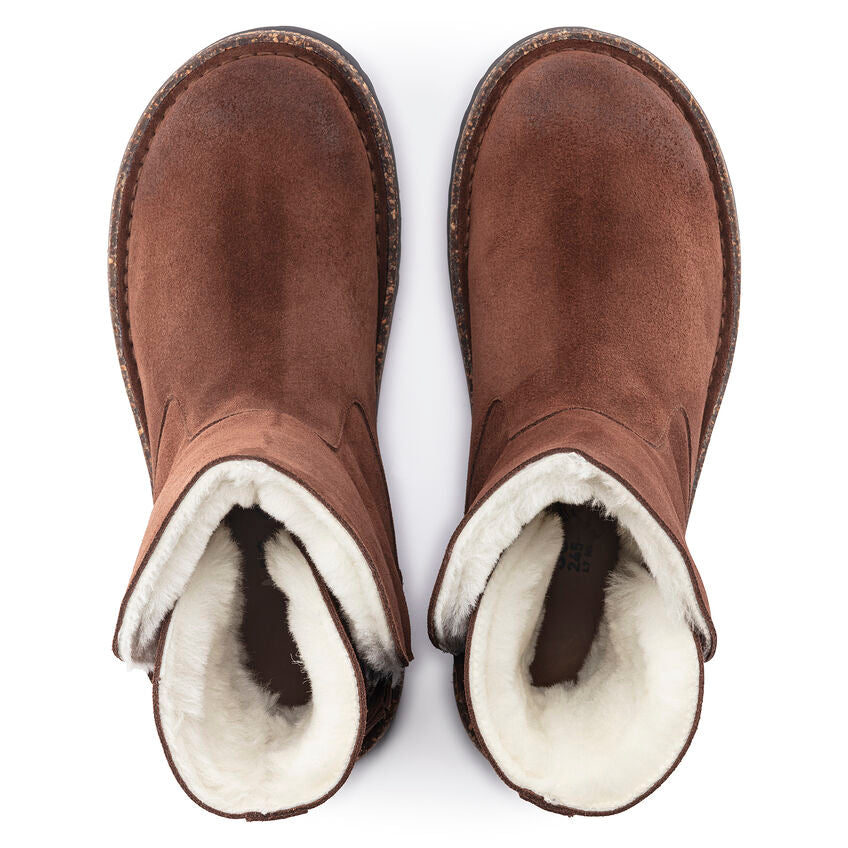 Uppsala Espresso Suede Shearling