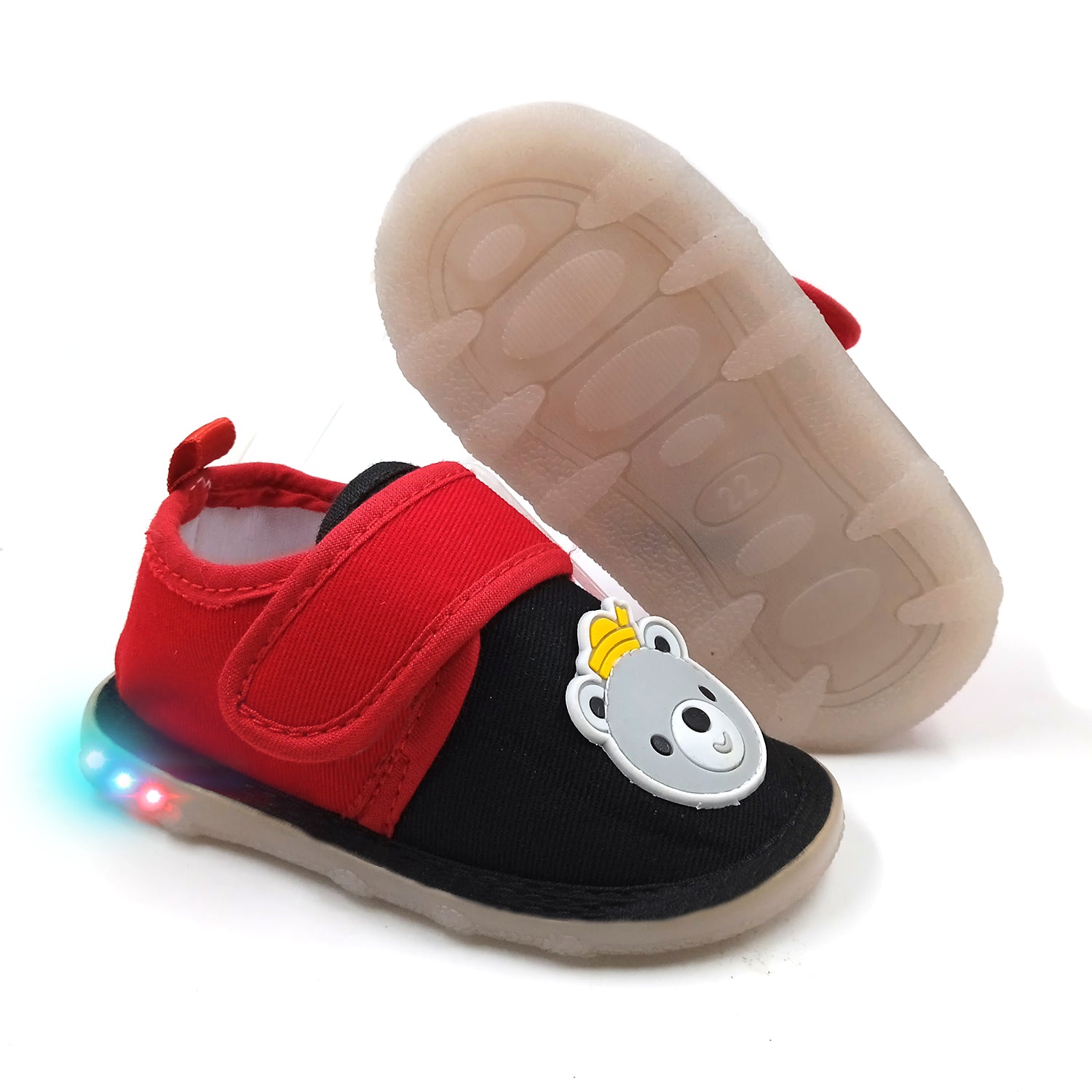 Urbanfeet King Bear Shoes with LED Light | Shoes for Baby Boys & Girls | 12-24 Months