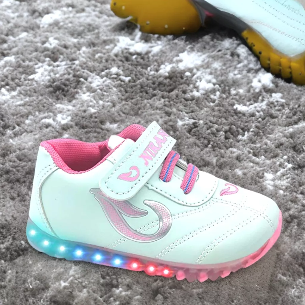 Urbanfeet LED Light White Athletic Shoes