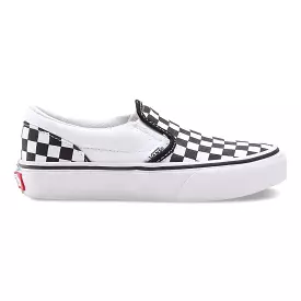 Vans Kids Checkerboard Slip-On Black/White - Buy Now!