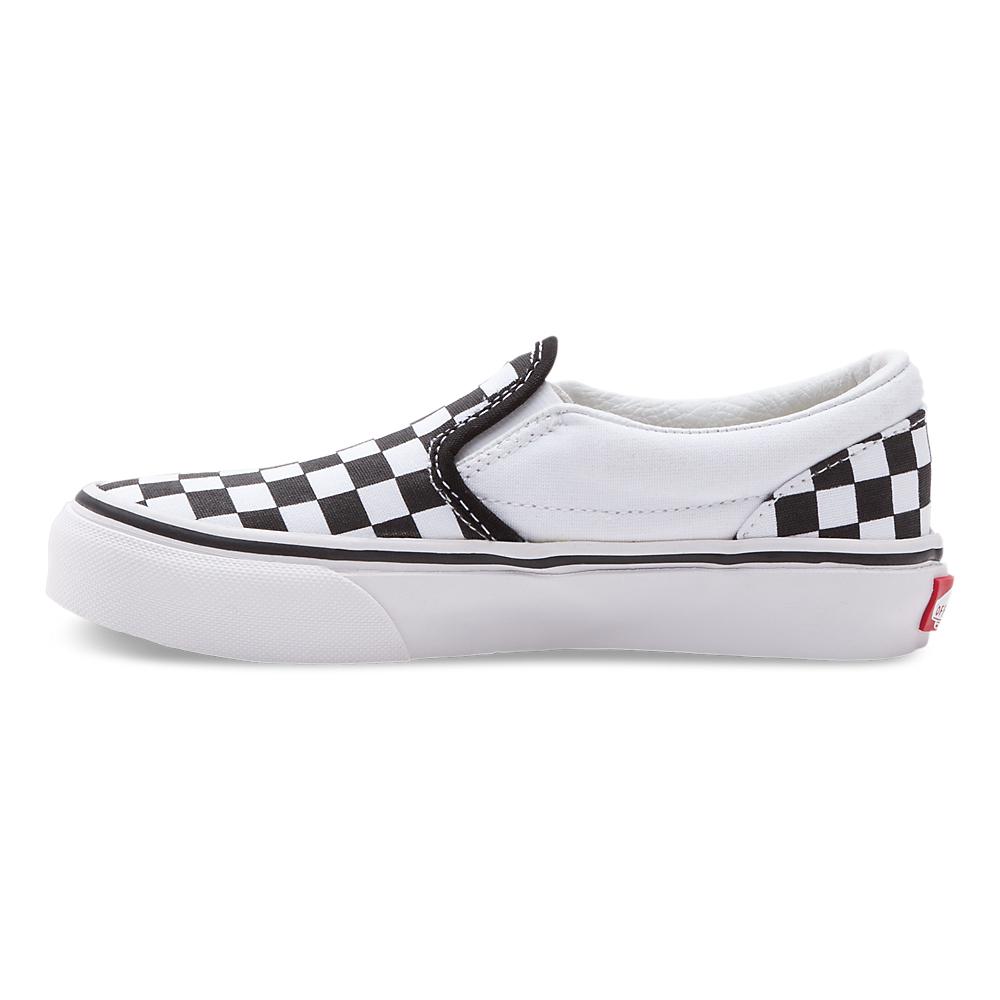 Vans Kids Checkerboard Slip-On Black/White - Buy Now!