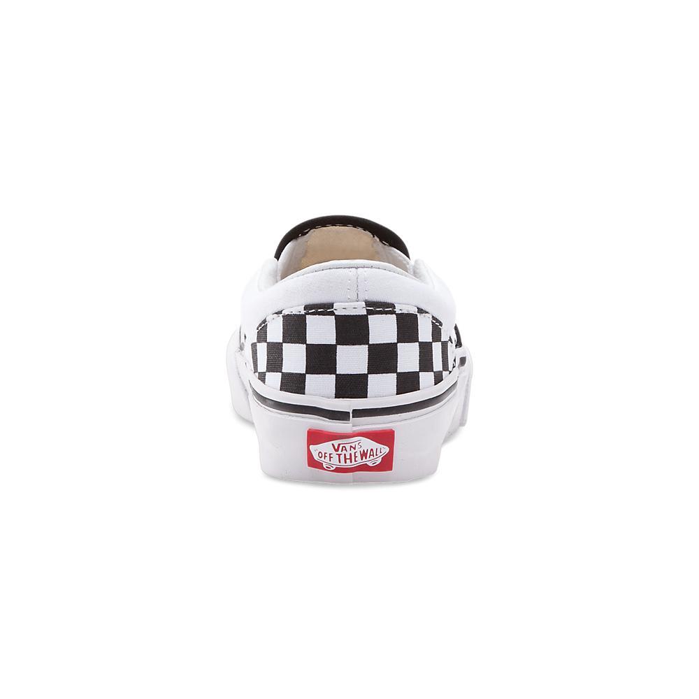 Vans Kids Checkerboard Slip-On Black/White - Buy Now!