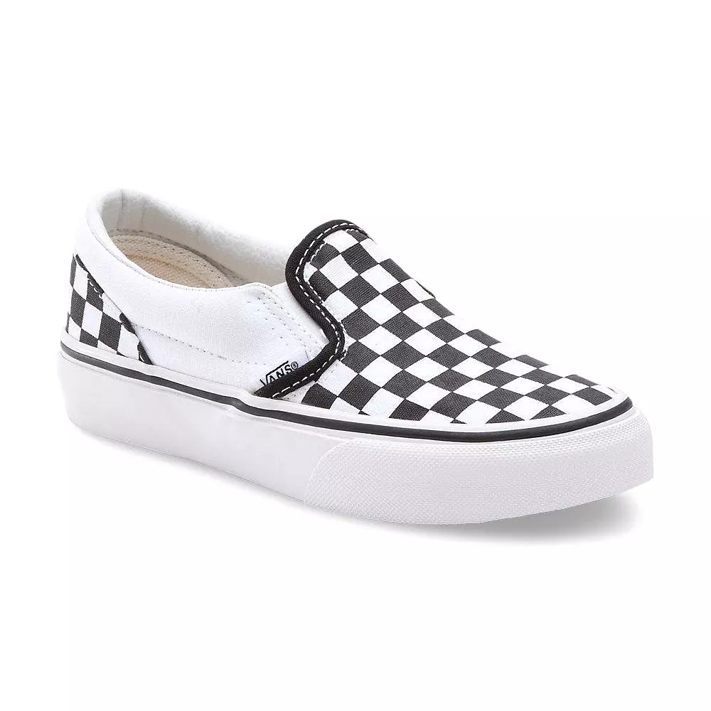 Vans Kids Slip-On Black/White Checkerboard