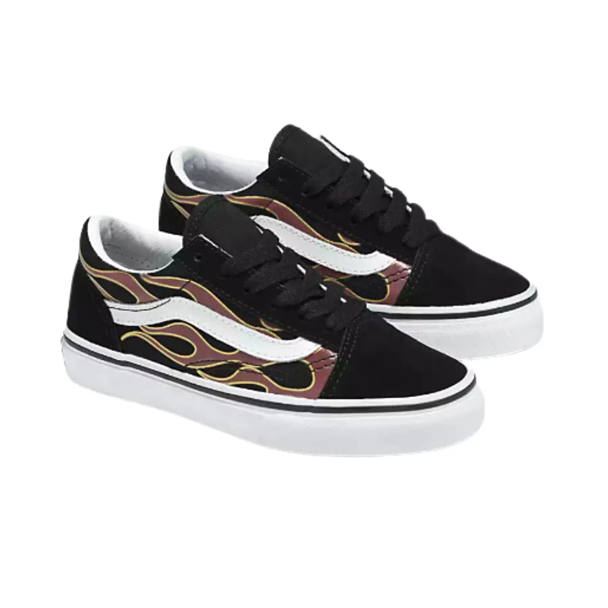 Vans Old Skool V Flames for Boys