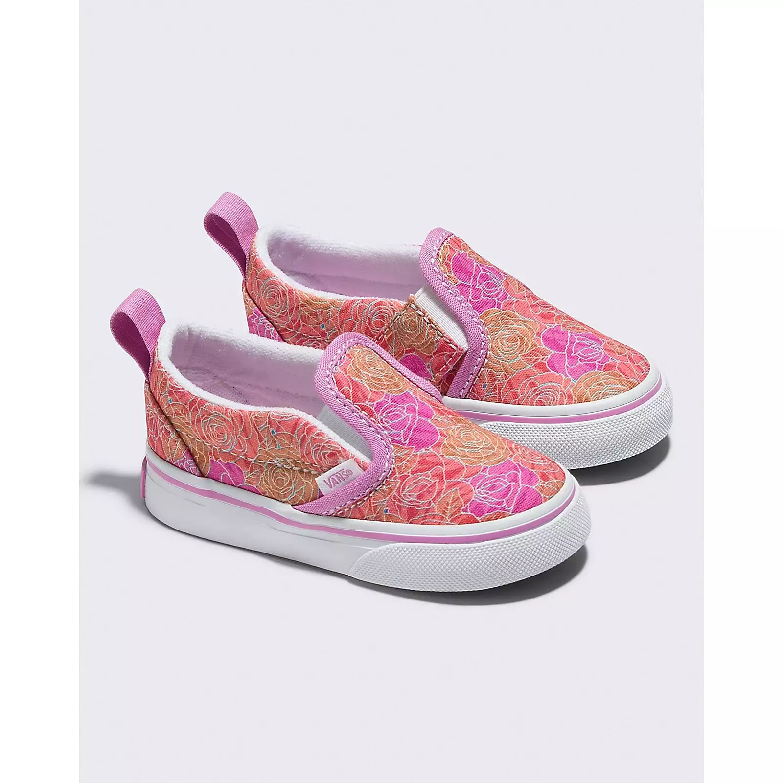 VANS Rose Camo Slip-On Toddler Sneaker