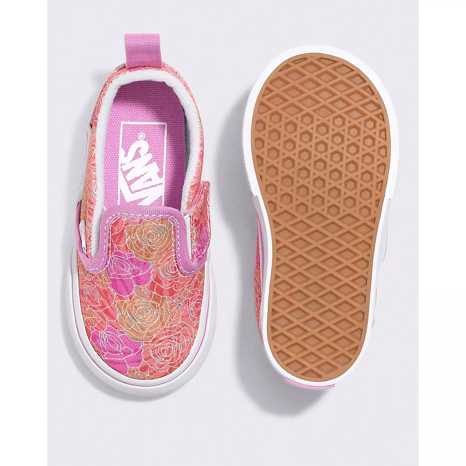 VANS Rose Camo Slip-On Toddler Sneaker