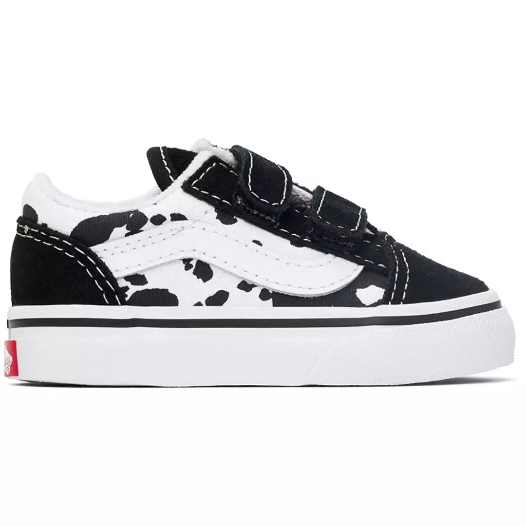 VANS Toddler Sneaker - Cow Black/White