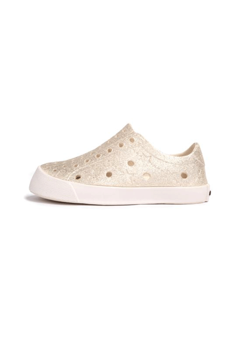 Waterproof Gold Glitter Kids Sneakers