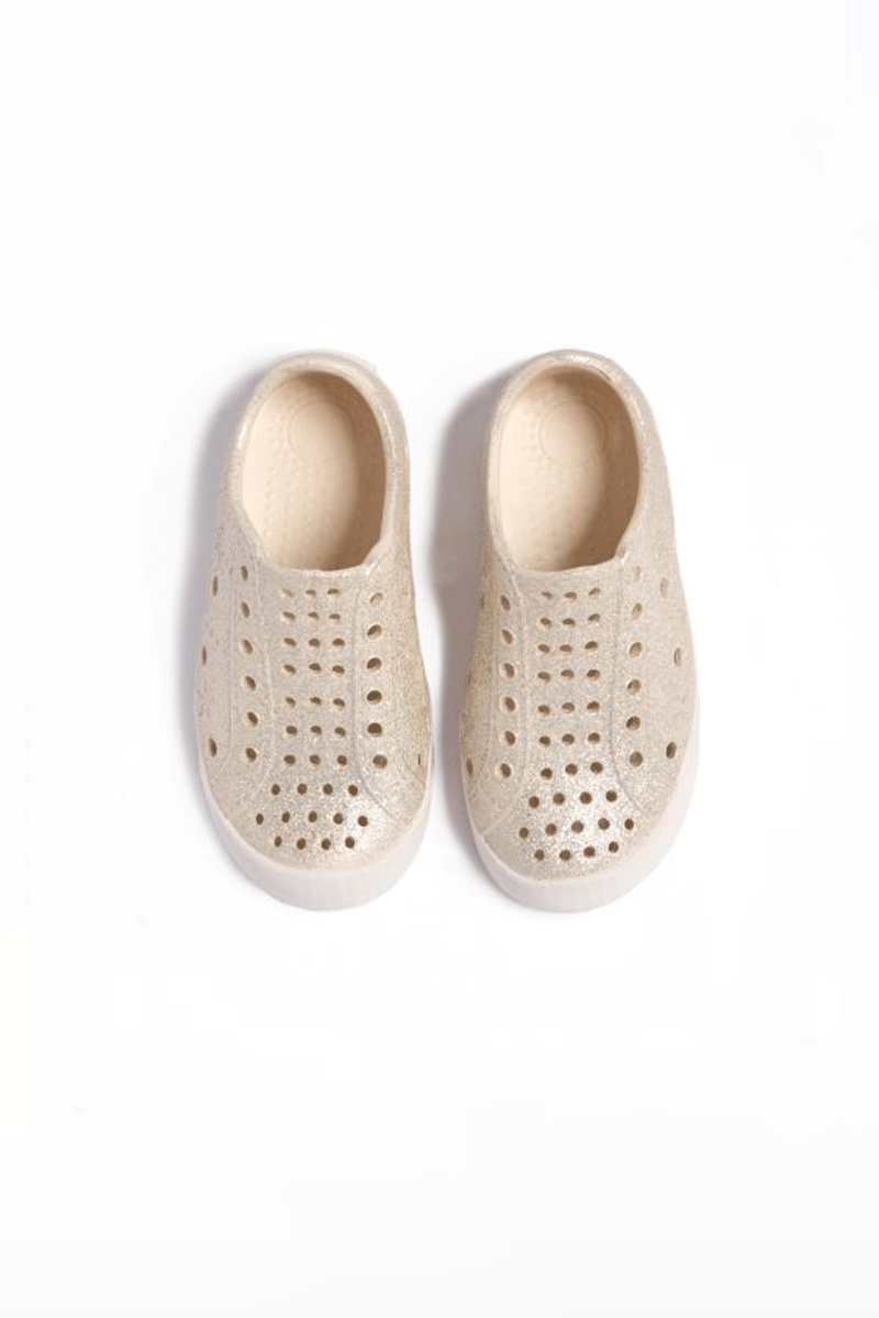 Waterproof Gold Glitter Kids Sneakers