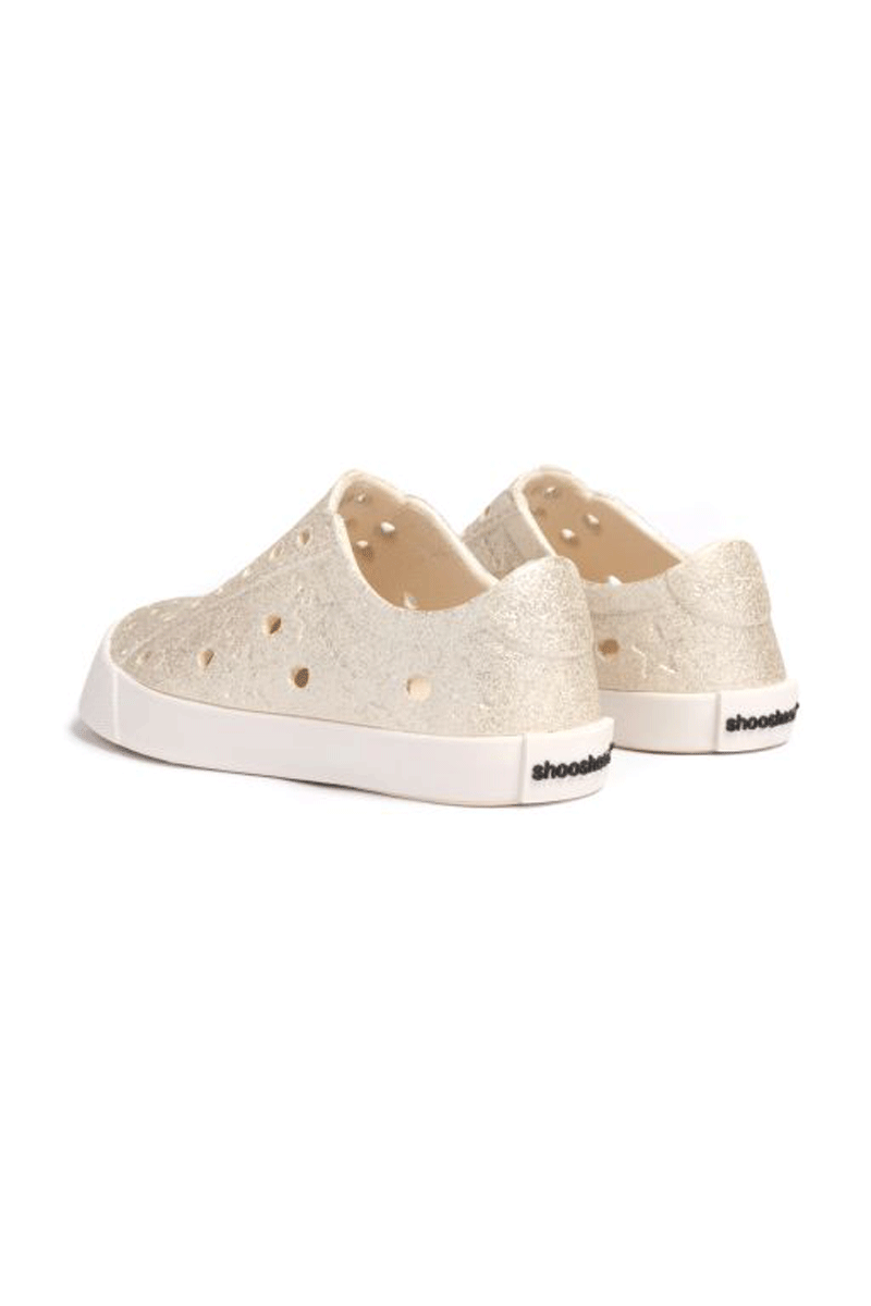 Waterproof Gold Glitter Kids Sneakers