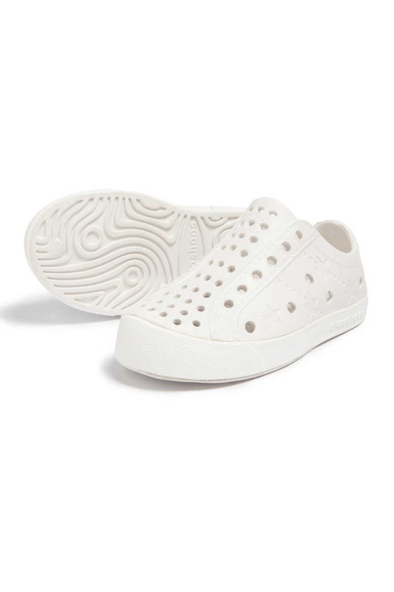 Waterproof White Kids Sneaker