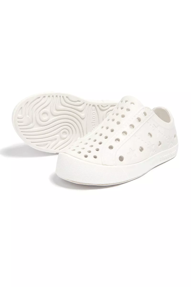 Waterproof White Kids Sneaker