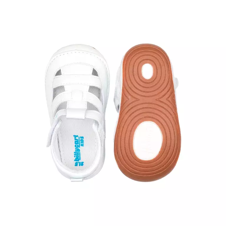 White baby and toddler girls sandals by LANE