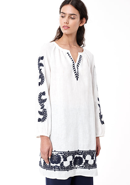 White Ethnic Tunic - Buy Now