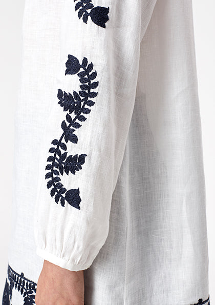 White Ethnic Tunic - Buy Now