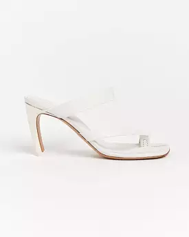 White Heeled Sandals