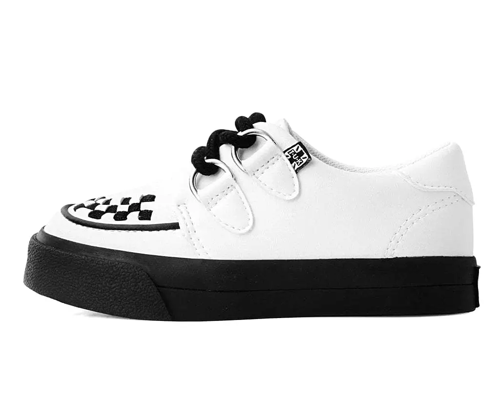 White TUKskin 2-Ring Creeper Toddler Sneaker - Best Price & Free Shipping