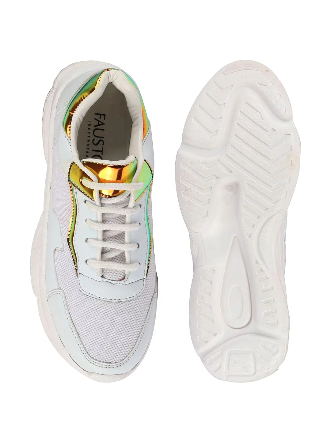 White Women's Outdoor Running Shoes