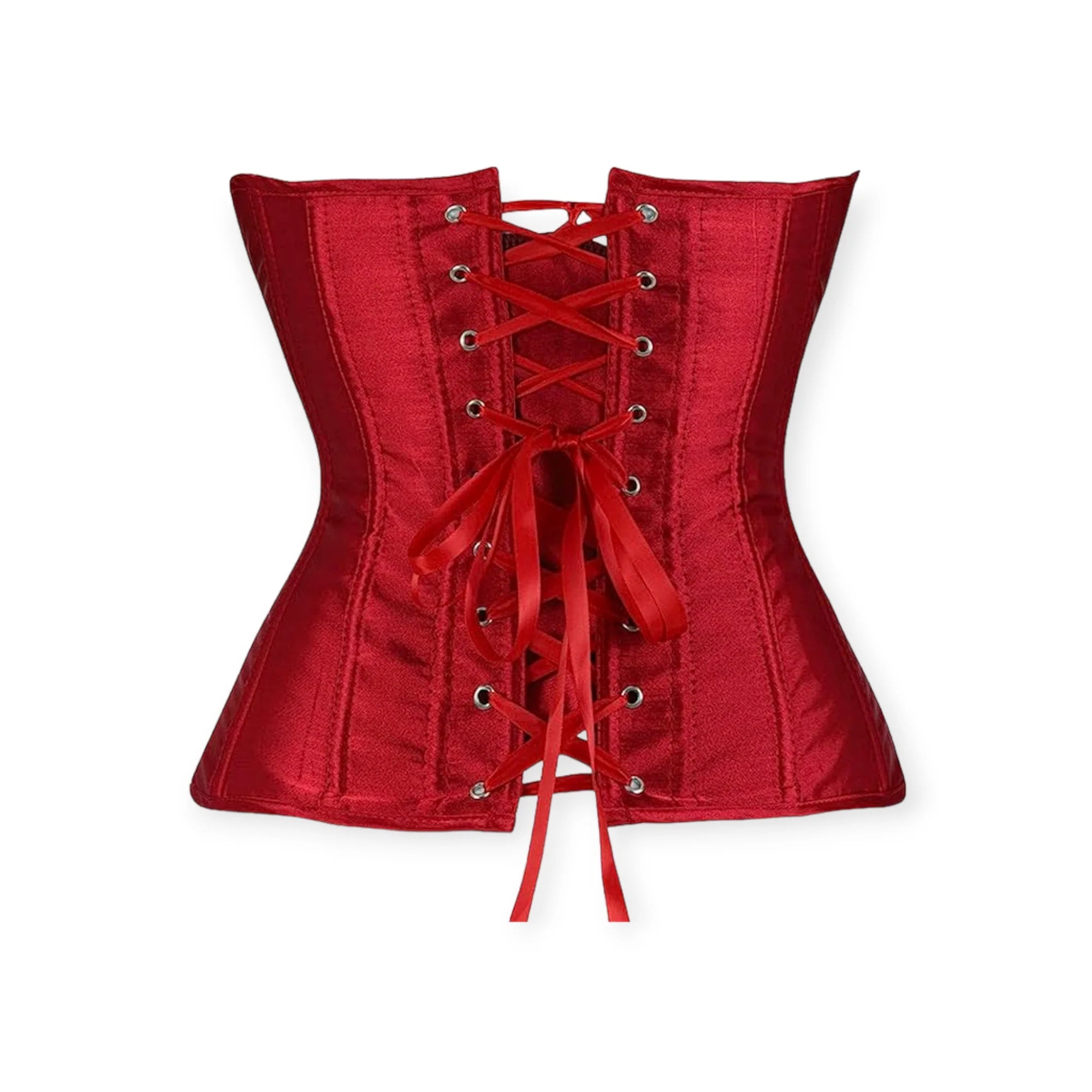 Wine Red Corset Drag Tina