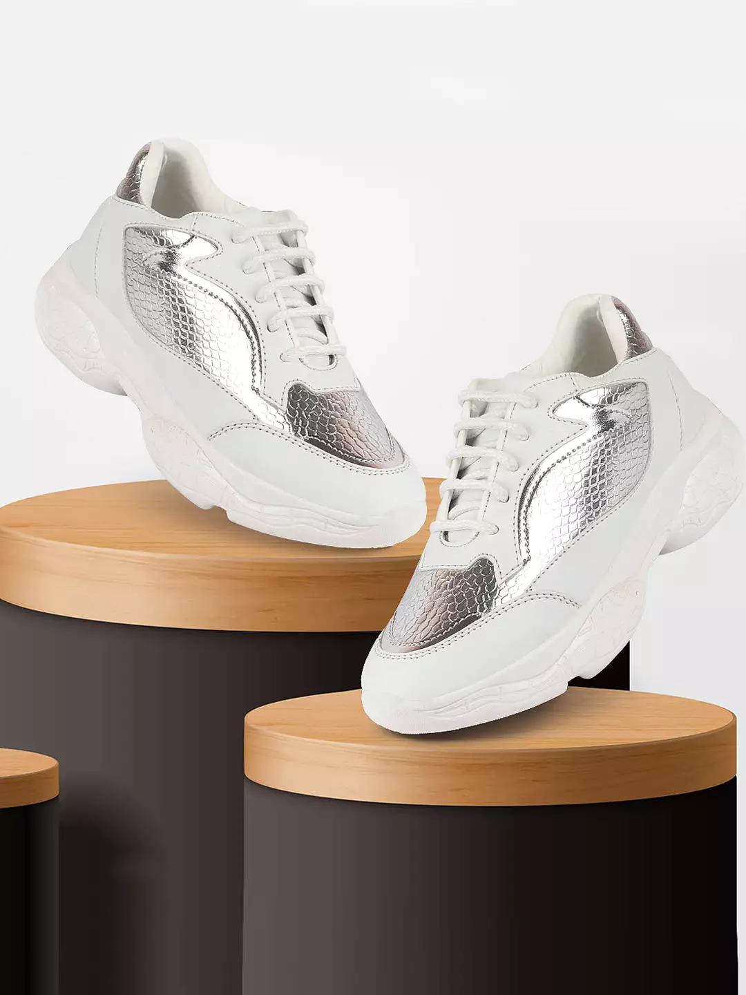 Women White Running Shoes