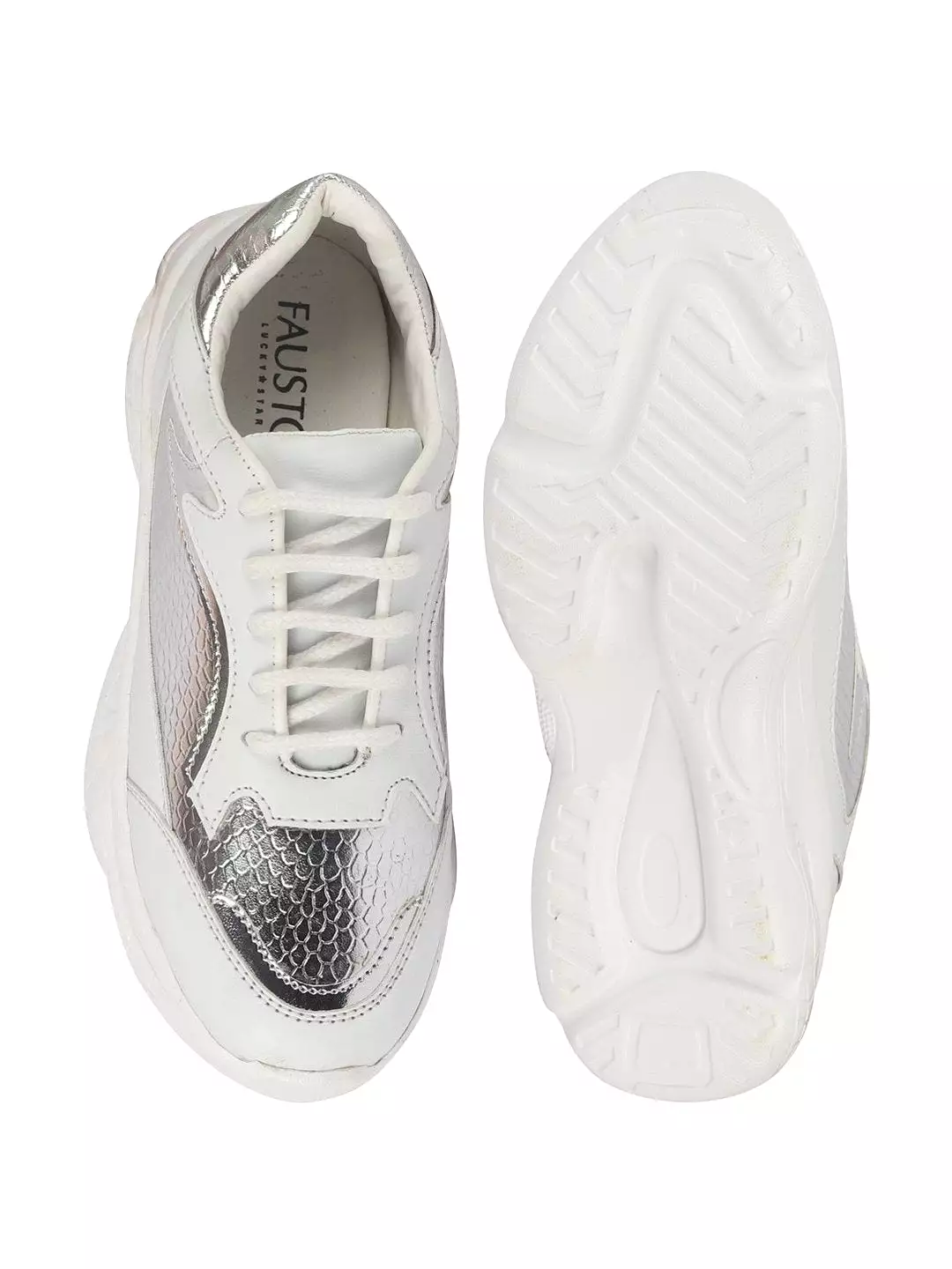 Women White Running Shoes