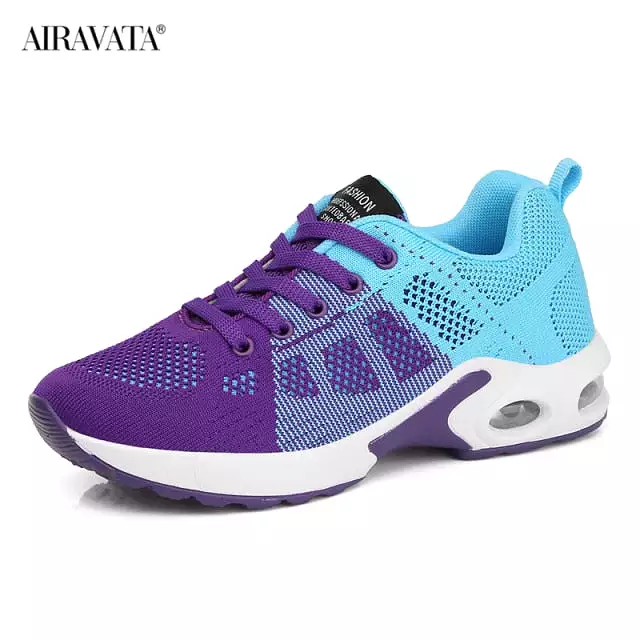 Women's Lightweight Lace Up Running Shoes for Outdoor Activities with Breathable Air Cushion - High Quality & Comfortable