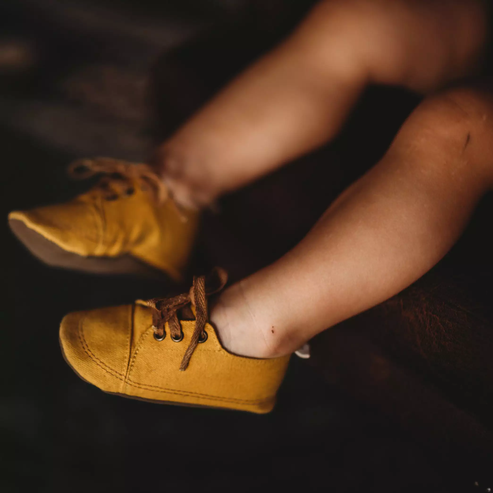 Yellow Soft Sole Sneakers