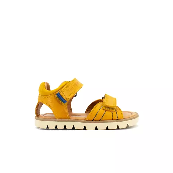 Yellow Velcro sandals