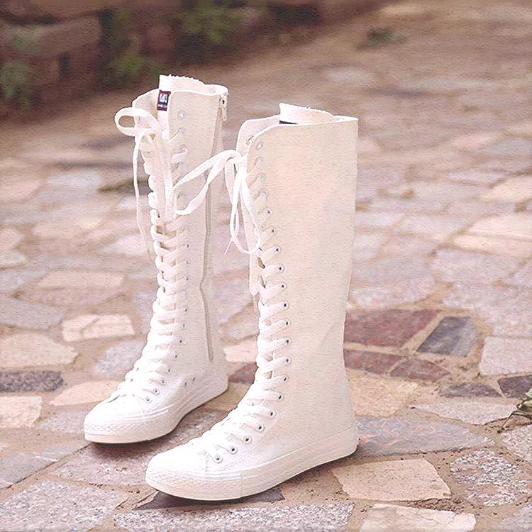 Zipper Boots Harajuku